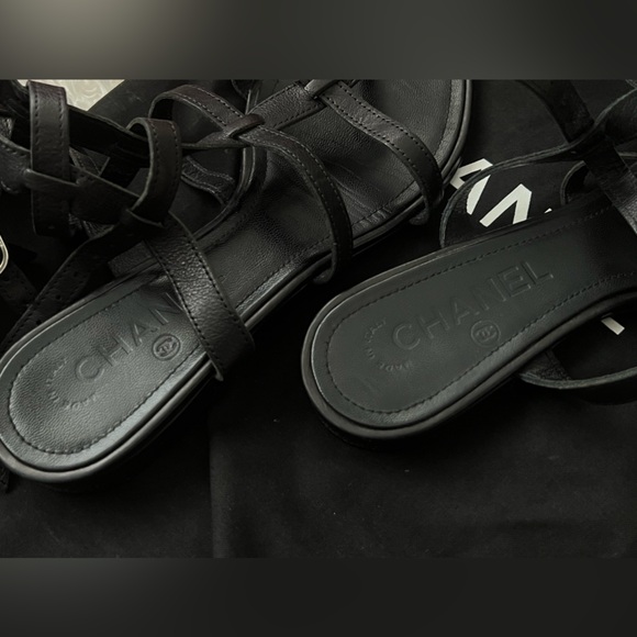Chanel Knee-High Gladiator Sandals - Picture 7 of 16